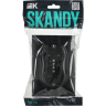 Розетка 2-местная IEK SKANDY SK-R08Bl с заземлением без защитных шторок 16А в сборе черный SK-R21-16-K02-F