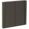 Выключатель 2-клавишный IEK FORTEPIANO 10А FP305 серый FP-V20-0-10-1-K03 FP-V20-1-10-1-K03